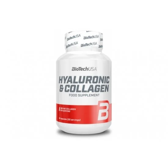 Hyaluronic & Collagen, 30 capsule, Biotech Hyaluronic & Collagen, 30 capsule, Biotech