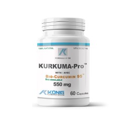 Kurkuma-Pro – 550 mg, 60 caps, Konig Nutrition Laboratoriums