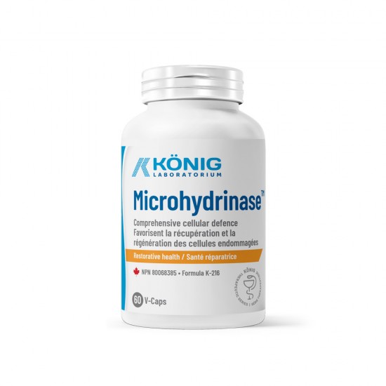 Microhidrinaza (Microhydrinase), 60 caps, Konig Nutrition Laboratoriums