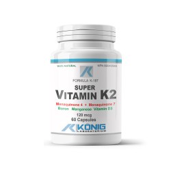 Vitamin K2 120 mcg, 60 caps, Konig Nutrition Laboratorium