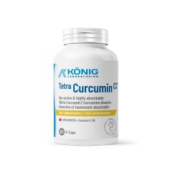 Tetra Curcumin C3 – Curcumin alb, 60 caps, Konig Laboratoriums