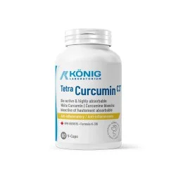 Tetra Curcumin C3 – Curcumin alb, 60 caps, Konig Laboratoriums