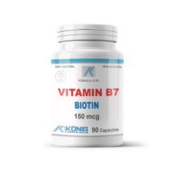 Vitamina B7 Biotina, 90 caps, Konig Nutrition Laboratoriums