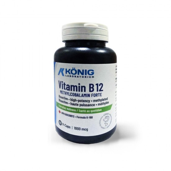 Vitamina B12 1000 mcg, 60 caps, Konig Nutrition Laboratoriums