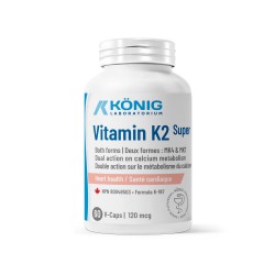 Vitamin K2 120 mcg, 60 caps, Konig Nutrition Laboratorium