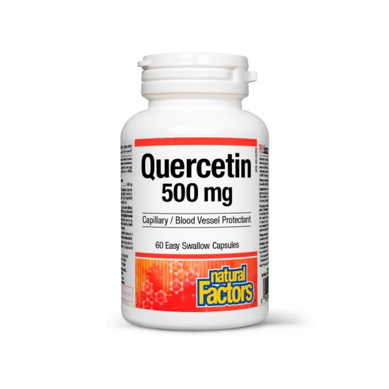 QUERCETIN 500 mg, 60 capsule, Natural Factors