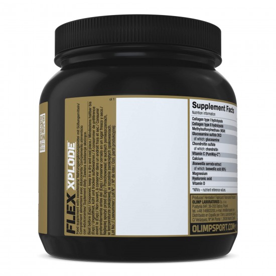 Flex Xplode, Colagen hidrolizat + Acid Hialuronic + Calciu + Vitamine, 504g - Olimp Sport Nutrition