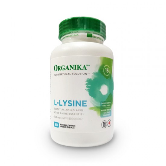 L-Lysine 500 mg, 90 caps, Organika