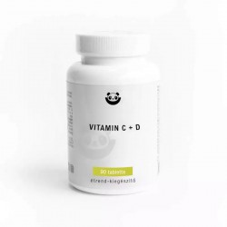 Vitamin C + D, 90 caps, Panda Nutrition