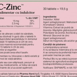 Bio-C-Zinc, 30 tablete - Pharma Nord
