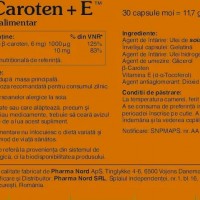 Bio-Caroten + E, 60 capsule - Pharma Nord