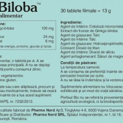 Bio-Biloba, 30 tablete - Pharma Nord