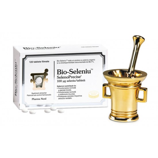 Bio-Seleniu Seleno Precise 100 mcg, 30 tablete,  Pharma Nord