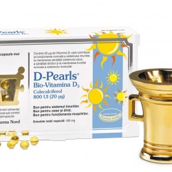 Bio-Vitamina D3 D-Pearls 20mcg, 80 capsule, Pharma Nord