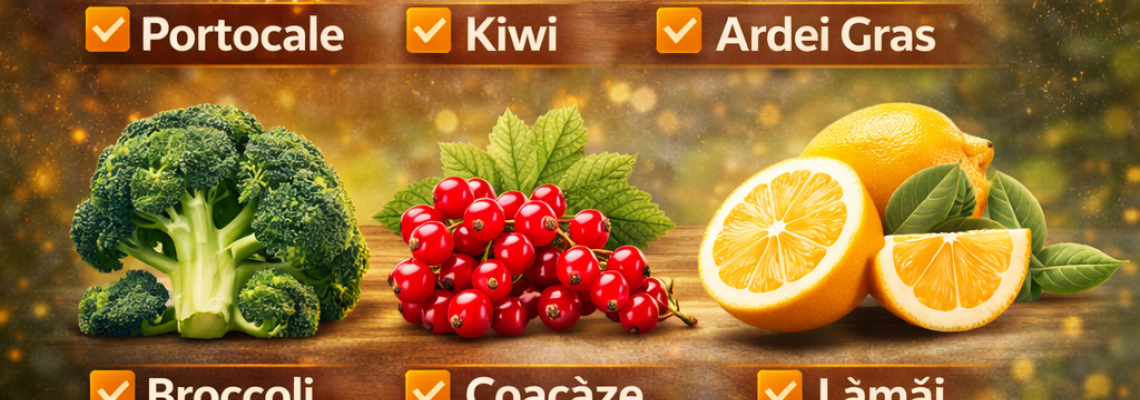 Alimente bogate in Vitamina C