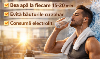 Hidratarea corecta in timpul antrenamentului: cheia performantei si recuperarii