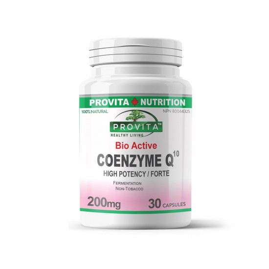 Bio Active Coenzyme Q10 – 200mg, 30 caps, PROVITA-NUTRITION