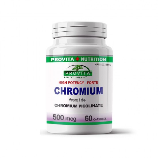Chromium Forte 500 mcg, 60 caps, PROVITA-NUTRITION