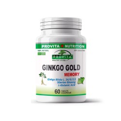 Ginkgo (biloba) Gold Memory 60 mg, 60 tab, PROVITA-NUTRITION