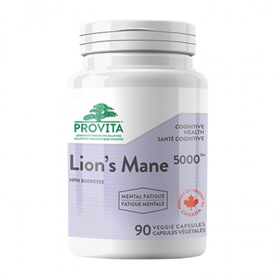 Lion’s Mane 5000TM – ciuperca Coama leului (Hericium) – 500 mg, 90 caps