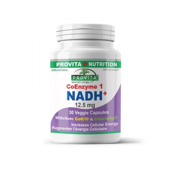 NADH+ 12,5 mg, 30 caps, PROVITA-NUTRITION