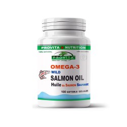 Omega 3 Ulei de somon salbatic de pacific 1000 mg, 100 caps, PROVITA NUTRITION