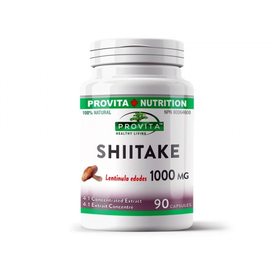 Shiitake 1000 mg, 90 caps, PROVITA NUTRITION