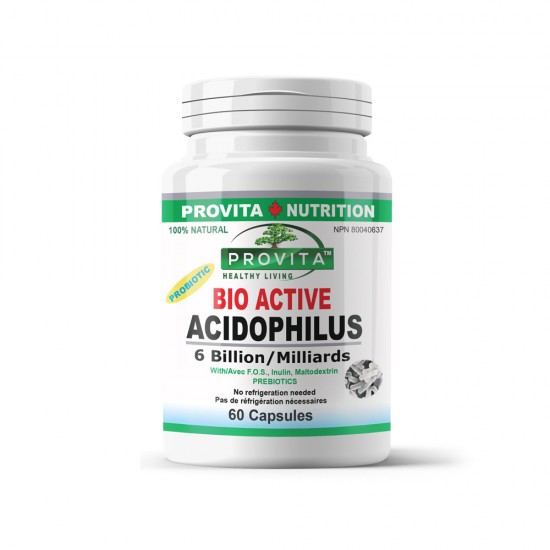 Bio-Active Acidophilus la 60 capsule, NU SE MAI FABRICĂ Bio-Active Acidophilus la 60 capsule, NU SE MAI FABRICĂ