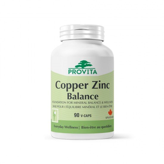 Copper-Zinc Balance, 90 caps, Provita Nutrition
