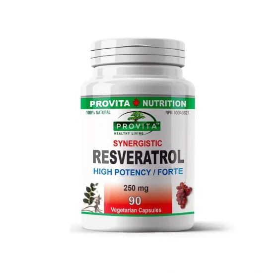 Resveratrol 250 mg, 90 caps, PROVITA NUTRITION