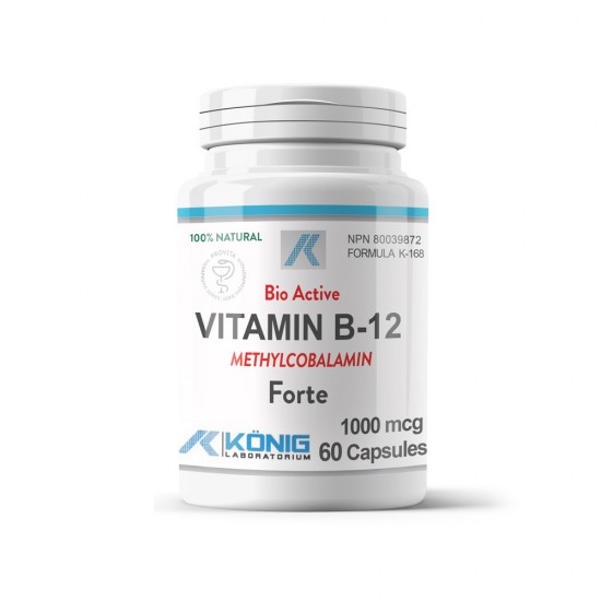 Vitamina B12 1000 mcg, 60 caps, Konig Nutrition Laboratoriums