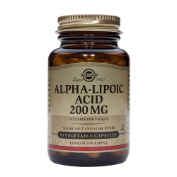 Alpha Lipoic Acid 200 mg, 50 caps, SOLGAR