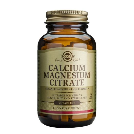 Calcium Magnesium Citrate, 50 tab, SOLGAR