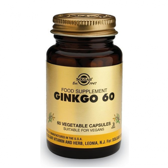 Ginkgo 60, 60 caps, SOLGAR
