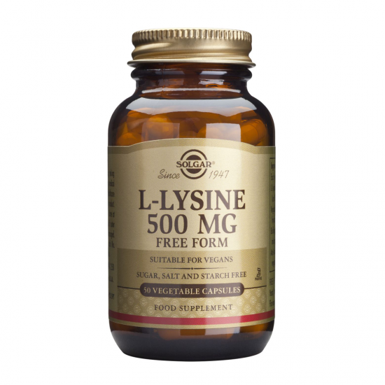 L-Lysine 500 mg, 50 caps, Solgar 