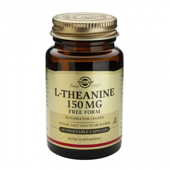 L-Theanine 150 mg, 30 caps, SOLGAR L-Theanine 150 mg, 30 caps, SOLGAR