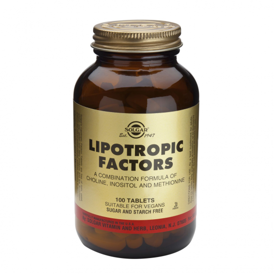 Lipotropic Factors, 100 tab, SOLGAR