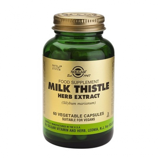 Milk Thistle Herb Extract, 60 caps, SOLGAR