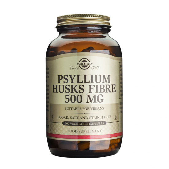 Psyllium Husks Fibre 500mg, 200 caps, SOLGAR Psyllium Husks Fibre 500mg, 200 caps, SOLGAR