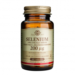 Selenium 200mcg, 50 tab, SOLGAR