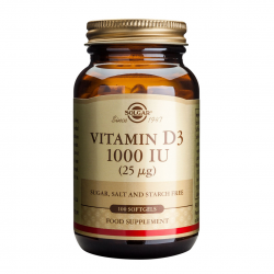 Vitamina D3 1000iu, 100 tablete masticabile, SOLGAR