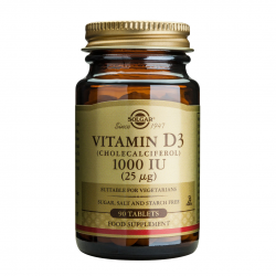 Vitamina D3 1000 iu, 90 tab, SOLGAR