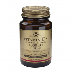 Vitamina D3 4000 iu, 60 caps, SOLGAR
