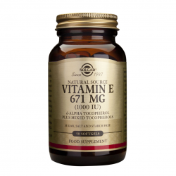 Vitamina E 671 mg (1000 UI), 50 caps, SOLGAR