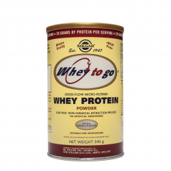 Whey To Go Protein Vanilla Pudra, 340 g, SOLGAR