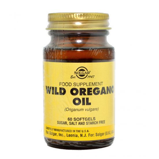 Wild Oregano Oil, 60 caps, Solgar