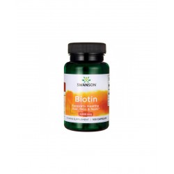 Biotin (Vitamina B7) 5 mg, 100 capsule