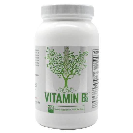 Complex Vitamin B, 100 tablete, Universal Nutrition
