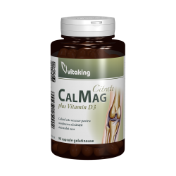 CalMag + Vitamina D, 90 capsule, Vitaking