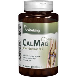 CalMag + Vitamina D, 90 capsule, Vitaking